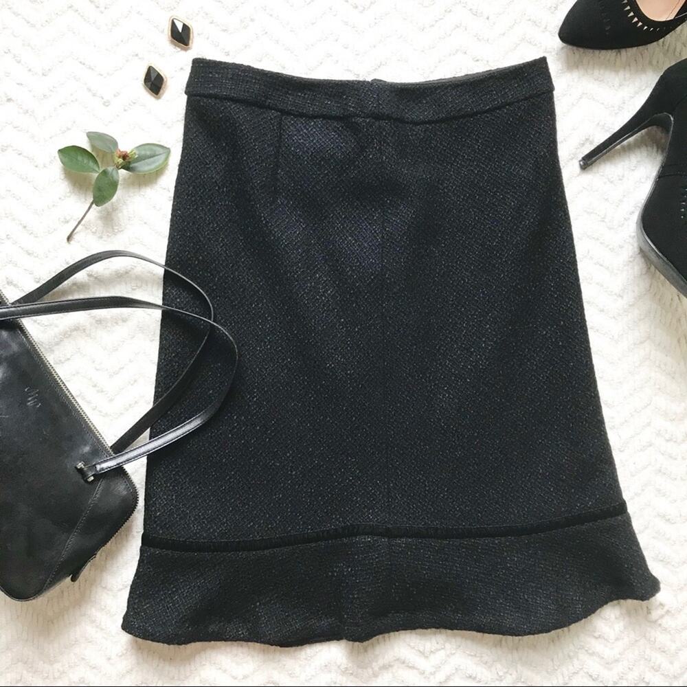 GAP Tweed Wool Blend Skirt